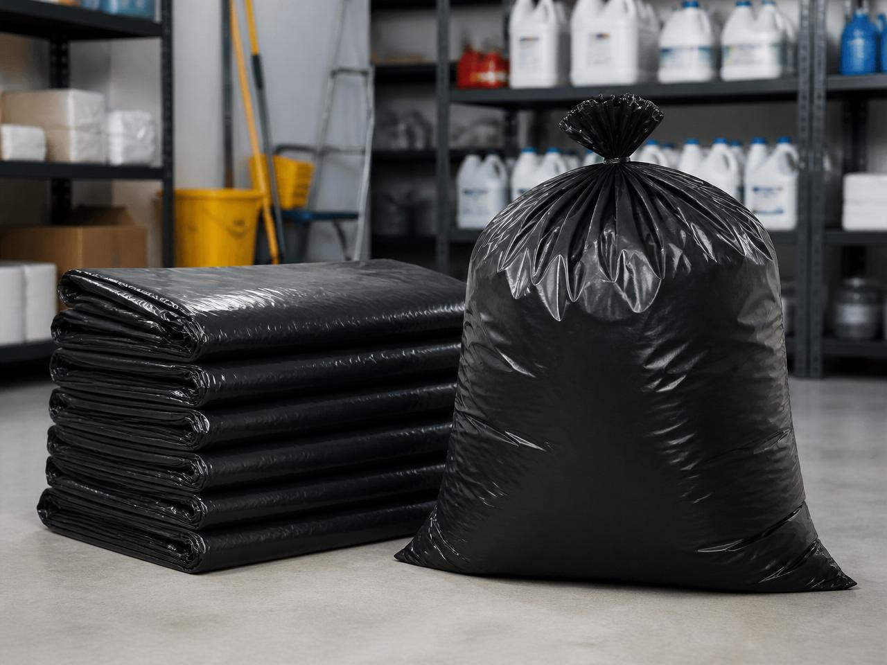 Vuilniszakken — industriële verpakking van 123Plastics