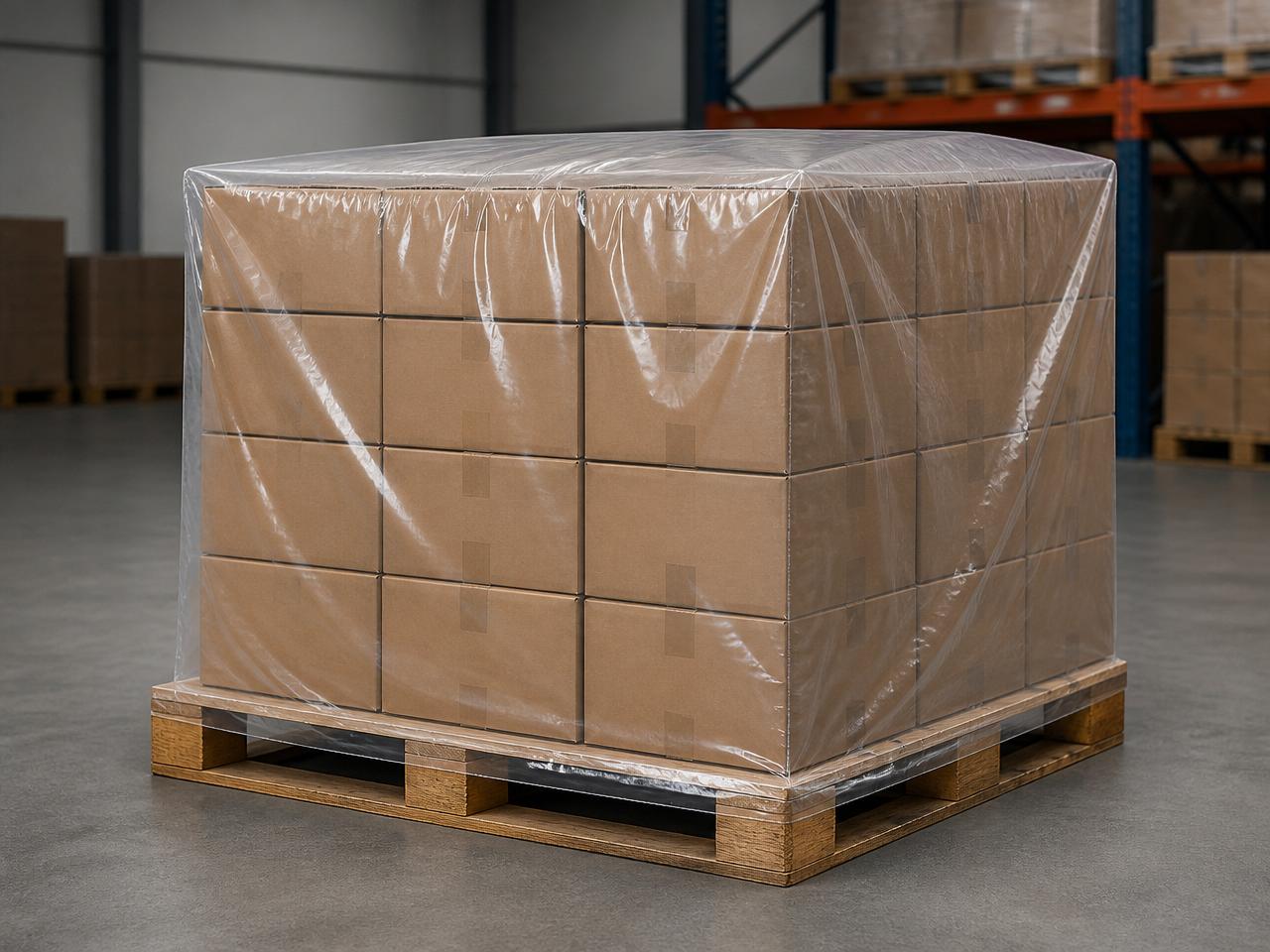 Pallethoezen — industriële verpakking van 123Plastics