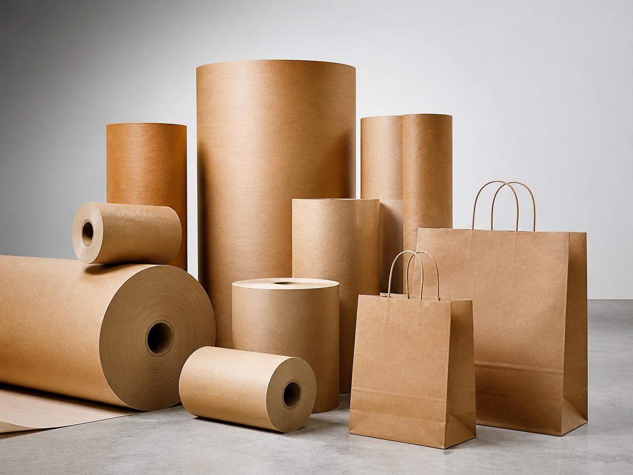 Papieren verpakking — industriële verpakking van 123Plastics
