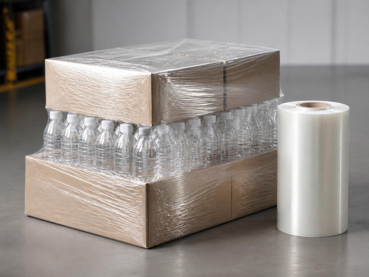 Krimpfolie — industriële verpakking van 123Plastics